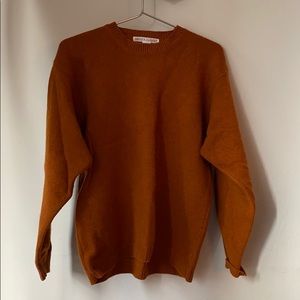 100% Lambs wool oversized knit sweater